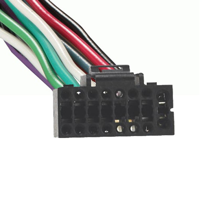 16 pin wire harness for select 2016 up kenwood car radio stereo receiver car stereo wires color code xscorpion kn16000 16 pin wiring harness